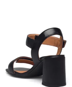 Billi Bi Sandals A2080 Heeled Sandals For Women Black Nappa 70 -Heeled shoes Sales Store bbia2080 cblacknappa70 2