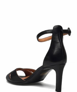 Billi Bi Sandals A2630 Heeled Sandals For Women Silver Crackele 003 -Heeled shoes Sales Store bbia2630 cblacknappa70 2