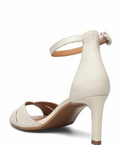 Billi Bi Sandals A2630 Heeled Sandals For Women Silver Crackele 003 -Heeled shoes Sales Store bbia2630 coffwhitenappa73 2