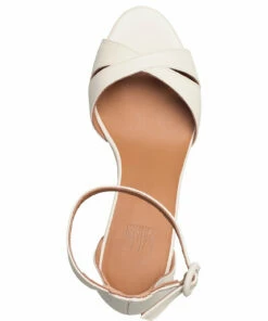 Billi Bi Sandals A2630 Heeled Sandals For Women Silver Crackele 003 -Heeled shoes Sales Store bbia2630 coffwhitenappa73 3