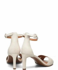 Billi Bi Sandals A2630 Heeled Sandals For Women Silver Crackele 003 -Heeled shoes Sales Store bbia2630 coffwhitenappa73 4