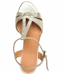 Billi Bi Sandals A2631 Heeled Sandals For Women Black Nappa 70 15 Billi Bi Sandals A2631 Heeled Sandals For Women Black Nappa 70 -Heeled shoes Sales Store bbia2631 cgoldcrackele002 3