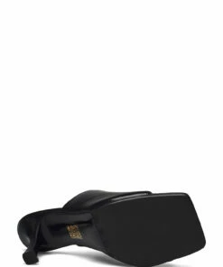 Billi Bi Sandals A2636 Heeled Sandals For Women Black Nappa 70 -Heeled shoes Sales Store bbia2636 cblacknappa70 4