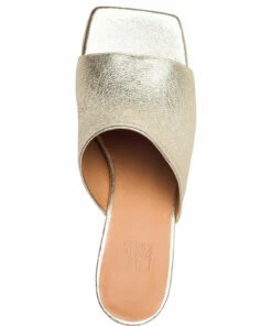 Billi Bi Sandals A2636 Heeled Sandals For Women Black Nappa 70 -Heeled shoes Sales Store bbia2636 cgoldcrackele002 3