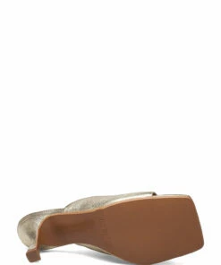 Billi Bi Sandals A2636 Heeled Sandals For Women Black Nappa 70 -Heeled shoes Sales Store bbia2636 cgoldcrackele002 4