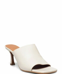 Billi Bi Sandals A2636 Heeled Sandals For Women Black Nappa 70 -Heeled shoes Sales Store bbia2636 coffwhitenappa73 1