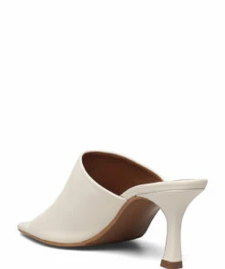 Billi Bi Sandals A2636 Heeled Sandals For Women Black Nappa 70 -Heeled shoes Sales Store bbia2636 coffwhitenappa73 2