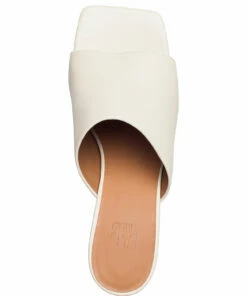 Billi Bi Sandals A2636 Heeled Sandals For Women Black Nappa 70 -Heeled shoes Sales Store bbia2636 coffwhitenappa73 3