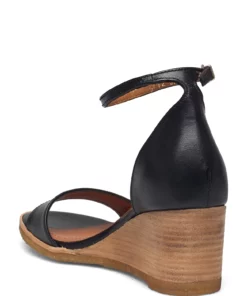 Billi Bi Sandals A2772 Wedge Heels For Women Black Calf 80 -Heeled shoes Sales Store bbia2772 cblackcalf80 2