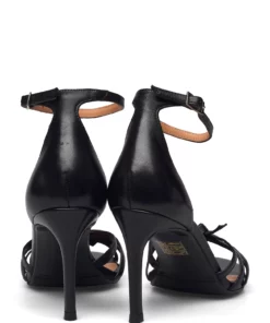 Billi Bi Sandals A4692 Heeled Sandals For Women Black Nappa 70 -Heeled shoes Sales Store bbia4692 cblacknappa70 4