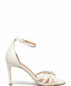 Billi Bi Sandals A4692 Heeled Sandals For Women Black Nappa 70 -Heeled shoes Sales Store bbia4692 coffwhitenappa73 1