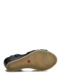 Bianco BIACAILY Leather Cross Sandal Wedge Heels For Women Navy Blue 10 Bianco BIACAILY Leather Cross Sandal Wedge Heels For Women Navy Blue -Heeled shoes Sales Store bia2050545 cnavyblue v300 4