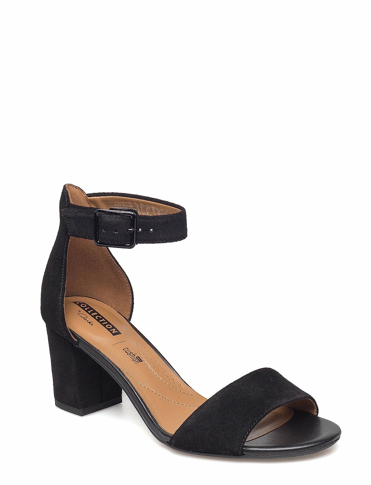 Clarks Deva Mae Heeled Sandals For Women Black Sde 6 Clarks Deva Mae Heeled Sandals For Women Black Sde - Image 6