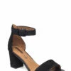 Clarks Deva Mae Heeled Sandals For Women Black Sde