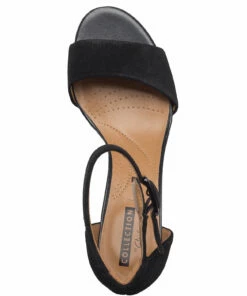 Clarks Deva Mae Heeled Sandals For Women Black Sde 9 Clarks Deva Mae Heeled Sandals For Women Black Sde -Heeled shoes Sales Store clr26127568 cblacksde vd 3