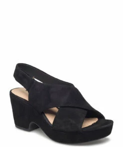 Clarks Maritsa Lara Heeled Sandals For Women Black Sde 11 Clarks Maritsa Lara Heeled Sandals For Women Black Sde -Heeled shoes Sales Store clr26131774 cblacksde vd 1