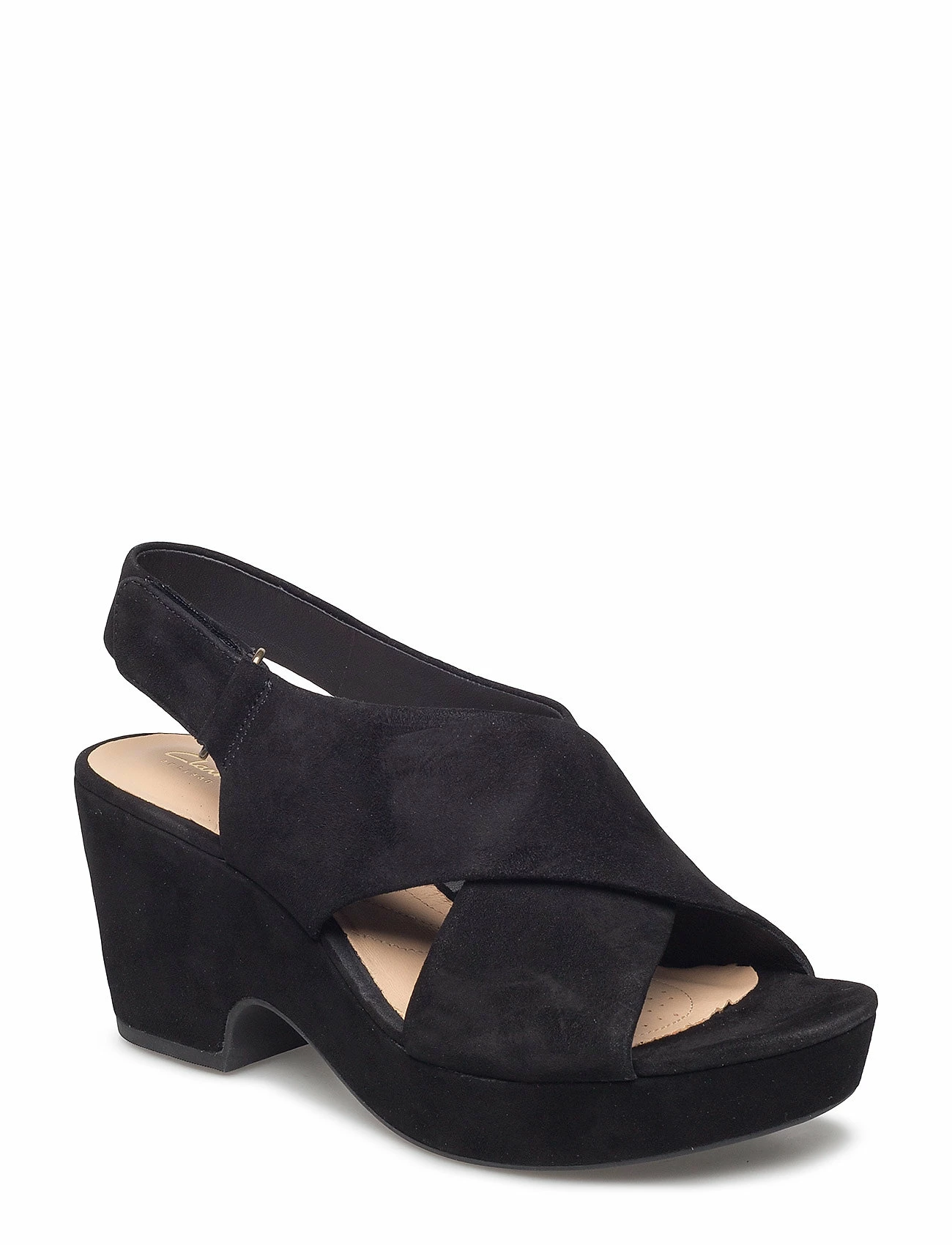 Clarks Maritsa Lara Heeled Sandals For Women Black Sde 1 Clarks Maritsa Lara Heeled Sandals For Women Black Sde