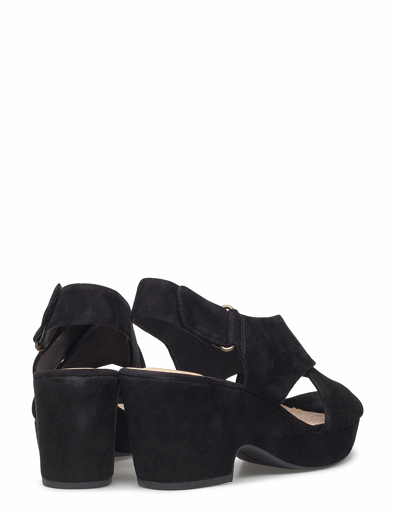 Clarks Maritsa Lara Heeled Sandals For Women Black Sde 5 Clarks Maritsa Lara Heeled Sandals For Women Black Sde - Image 5