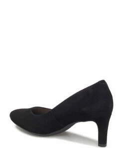 Clarks Calla Rose Pumps For Women Black Sde -Heeled shoes Sales Store clr26136044 cblacksde vd 2
