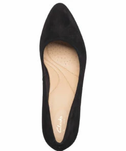 Clarks Calla Rose Pumps For Women Black Sde -Heeled shoes Sales Store clr26136044 cblacksde vd 3