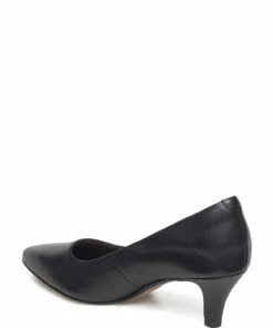 Clarks Linvale Jerica Pumps For Women Black Leather -Heeled shoes Sales Store clr26137208 cblackleather vd 2