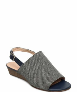 Clarks Mena Lily Heeled Sandals For Women Navy Interest -Heeled shoes Sales Store clr26139238 cnavyinterest vd 1