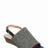 Clarks Mena Lily Heeled Sandals For Women Navy Interest