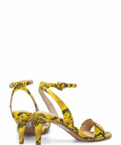 Clarks Amali Jewel Heeled Sandals For Women Yellow Snake -Heeled shoes Sales Store clr26147839 cyellowsnake v6d 4