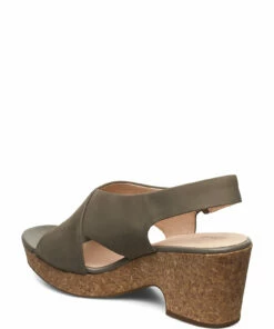 Clarks Maritsa Lara Heeled Sandals For Women Sage Nubuck -Heeled shoes Sales Store clr26147930 csagenubuck v7d 2