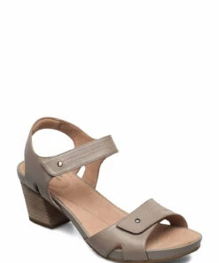 Clarks Un Palma Vibe Heeled Sandals For Women Taupe Leather 11 Clarks Un Palma Vibe Heeled Sandals For Women Taupe Leather -Heeled shoes Sales Store clr26149472 ctaupeleather v4d 1
