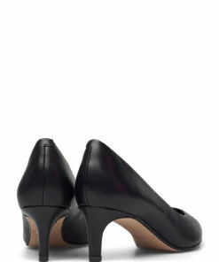 Clarks Laina55 Court2 Pumps For Women Black Leather -Heeled shoes Sales Store clr26151380 cblackleather v0d 4