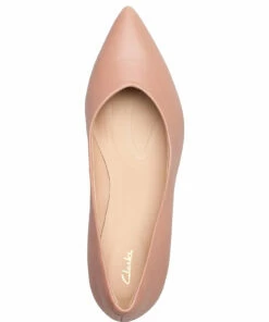 Clarks Laina55 Court2 Pumps For Women Praline Leather -Heeled shoes Sales Store clr26154826 cpralineleather v4d 3