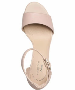 Clarks Deva Mae Heeled Sandals For Women Dusty Rose -Heeled shoes Sales Store clr26157463 cdustyrose v5d 3