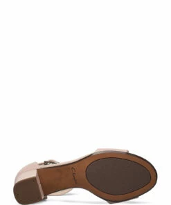 Clarks Deva Mae Heeled Sandals For Women Dusty Rose -Heeled shoes Sales Store clr26157463 cdustyrose v5d 4