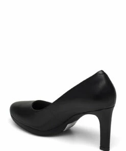 Clarks Ambyr Joy Pumps For Women Black Leather 8 Clarks Ambyr Joy Pumps For Women Black Leather -Heeled shoes Sales Store clr26157764 cblackleather v0d 2
