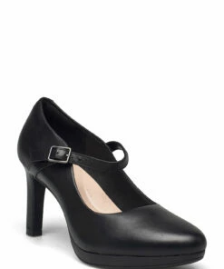 Clarks Ambyr Shine Pumps For Women Black Leather 11 Clarks Ambyr Shine Pumps For Women Black Leather -Heeled shoes Sales Store clr26157784 cblackleather v0d 1