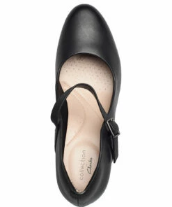Clarks Ambyr Shine Pumps For Women Black Leather 9 Clarks Ambyr Shine Pumps For Women Black Leather -Heeled shoes Sales Store clr26157784 cblackleather v0d 3