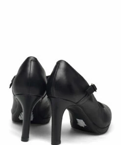 Clarks Ambyr Shine Pumps For Women Black Leather 10 Clarks Ambyr Shine Pumps For Women Black Leather -Heeled shoes Sales Store clr26157784 cblackleather v0d 4