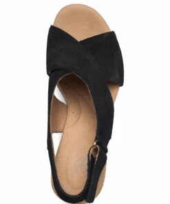 Clarks Giselle Cove Wedge Heels For Women Black -Heeled shoes Sales Store clr26158136 cblack v0d 3