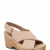 Clarks Giselle Cove Wedge Heels For Women Sand
