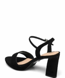 Clarks Vista Strap Heeled Sandals For Women Black Sde -Heeled shoes Sales Store clr26159636 cblacksde v0d 2