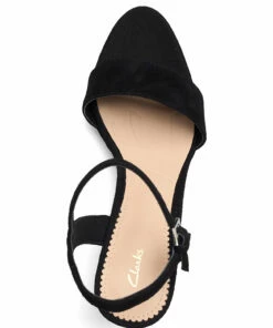 Clarks Vista Strap Heeled Sandals For Women Black Sde -Heeled shoes Sales Store clr26159636 cblacksde v0d 3