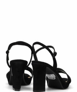 Clarks Vista Strap Heeled Sandals For Women Black Sde -Heeled shoes Sales Store clr26159636 cblacksde v0d 4