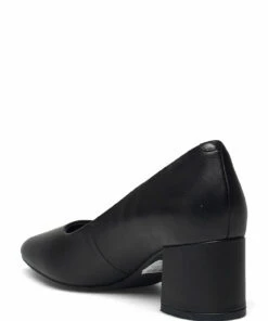 Clarks Sheer55 Court Pumps For Women Black Leather -Heeled shoes Sales Store clr26161415 cblackleather v0d 2