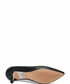 Clarks Violet55 Court Pumps For Women Black Leather -Heeled shoes Sales Store clr26161533 cblackleather v0d 4