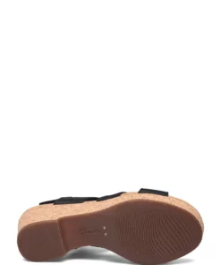 Clarks Giselle Beach Heeled Sandals For Women Black Leather -Heeled shoes Sales Store clr26164788 cblackleather v0d 4