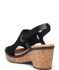 Clarks Giselle Sea Heeled Sandals For Women Black Sde -Heeled shoes Sales Store clr26164789 cblacksde v0d 2