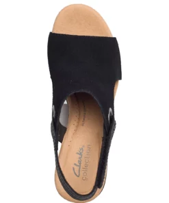 Clarks Giselle Sea Heeled Sandals For Women Black Sde -Heeled shoes Sales Store clr26164789 cblacksde v0d 3