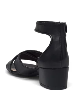 Clarks Caroleigh Rise Heeled Sandals For Women Black Leather 8 Clarks Caroleigh Rise Heeled Sandals For Women Black Leather -Heeled shoes Sales Store clr26164861 cblackleather v0d 2