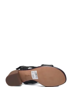 Clarks Caroleigh Star Heeled Sandals For Women Black Leather 10 Clarks Caroleigh Star Heeled Sandals For Women Black Leather -Heeled shoes Sales Store clr26165096 cblackleather v0d 4